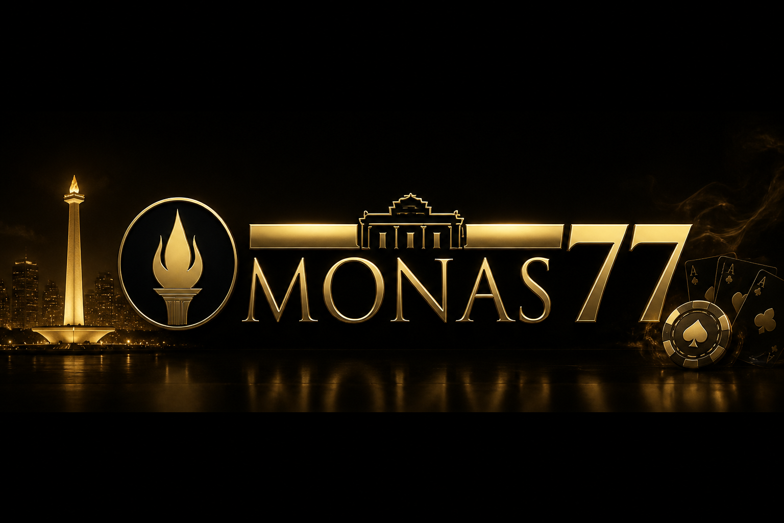MONAS77: obor emas dan teks MONAS 77.